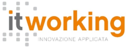 ITWORKING - INNOVAZIONE APPLICATA Logo (EUIPO, 04/10/2012)