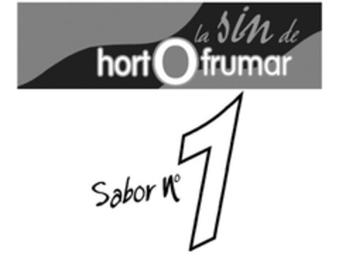 LA SIN DE HORTOFRUMAR SABOR Nº 1 Logo (EUIPO, 04/12/2012)