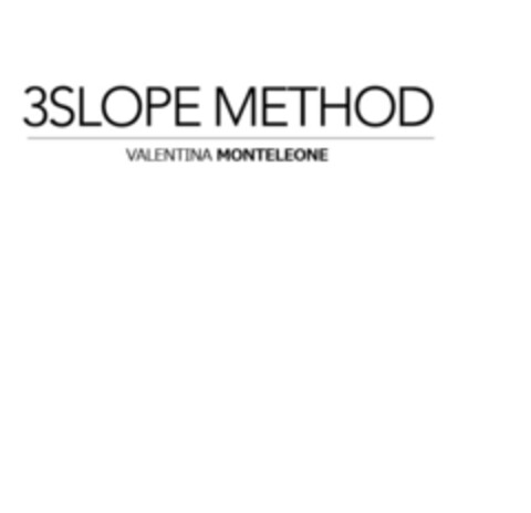 3SLOPE METHOD VALENTINA MONTELEONE Logo (EUIPO, 20.12.2018)