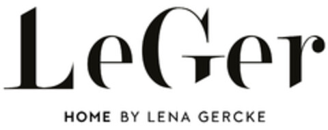 LeGer HOME BY LENA GERCKE Logo (EUIPO, 21.01.2020)