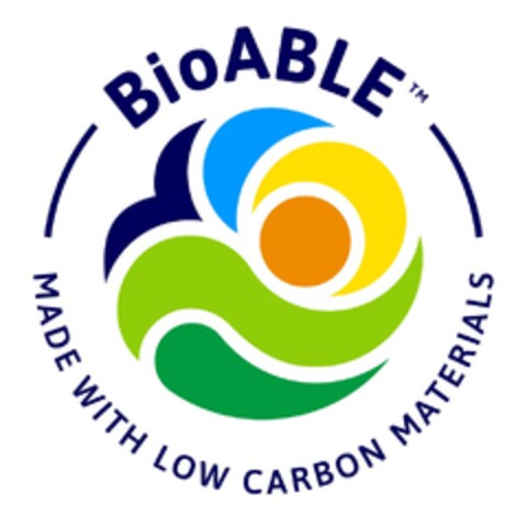 BioABLE MADE WITH LOW CARBON MATERIALS Logo (EUIPO, 05.07.2021)