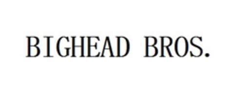 BIGHEAD BROS. Logo (EUIPO, 14.01.2022)