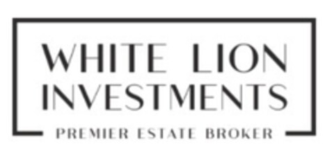 WHITE LION INVESTMENTS PREMIER ESTATE BROKER Logo (EUIPO, 07/07/2022)