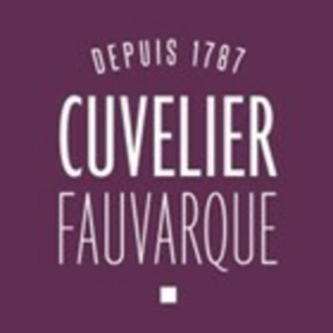 DEPUIS 1787 CUVELIER FAUVARQUE Logo (EUIPO, 02.11.2022)