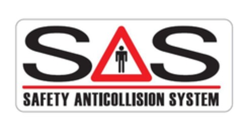SAS SAFETY ANTICOLLISION SYSTEM Logo (EUIPO, 10/04/2023)