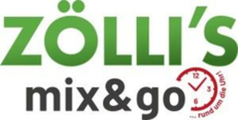 ZÖLLI'S mix & go 12 3 6 rund um die Uhr ! Logo (EUIPO, 23.10.2024)