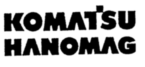 KOMATSU HANOMAG Logo (EUIPO, 01.04.1996)