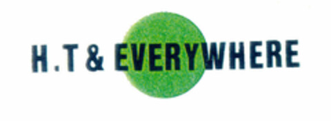 H.T & EVERYWHERE Logo (EUIPO, 11/26/1997)