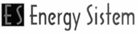 ES Energy Sistem Logo (EUIPO, 30.06.1999)