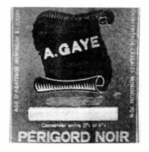 PERIGORD NOIR A.GAYE Logo (EUIPO, 14.10.1999)