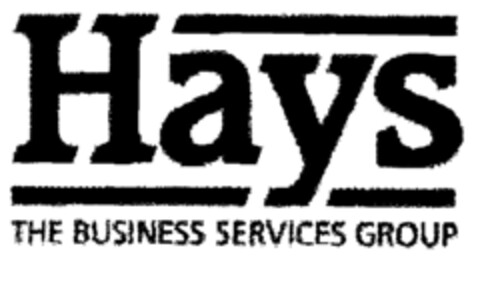 Hays THE BUSINESS SERVICES GROUP Logo (EUIPO, 02.05.2000)