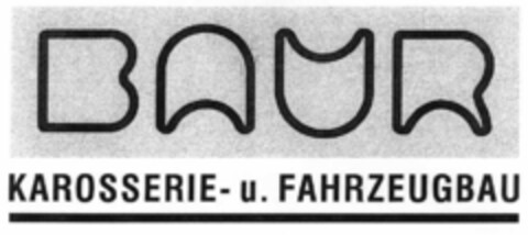 BAUR KAROSSERIE- u. FAHRZEUGBAU Logo (EUIPO, 10.07.2000)