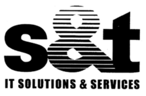 s&t IT SOLUTIONS & SERVICES Logo (EUIPO, 14.12.2001)