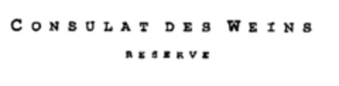 CONSULAT DES WEINS RESERVE Logo (EUIPO, 08.10.2002)