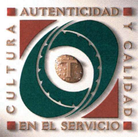 CULTURA AUTENTICIDAD Y CALIDAD EN EL SERVICIO Logo (EUIPO, 06.04.2005)