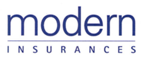 modern INSURANCES Logo (EUIPO, 09/06/2007)