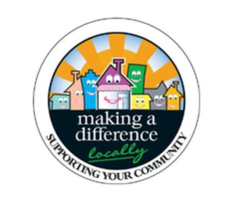 making a difference locally SUPPORTING YOUR COMMUNITY Logo (EUIPO, 17.09.2008)