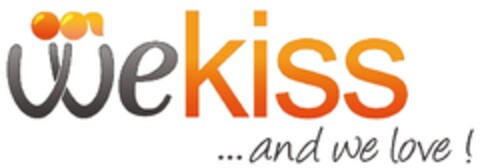 WE KISS ... AND WE LOVE ! Logo (EUIPO, 09/29/2010)