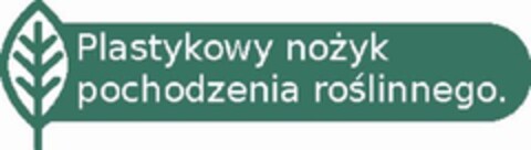 Plastykowy nozyk pochodzenia roslinnego. Logo (EUIPO, 17.05.2011)