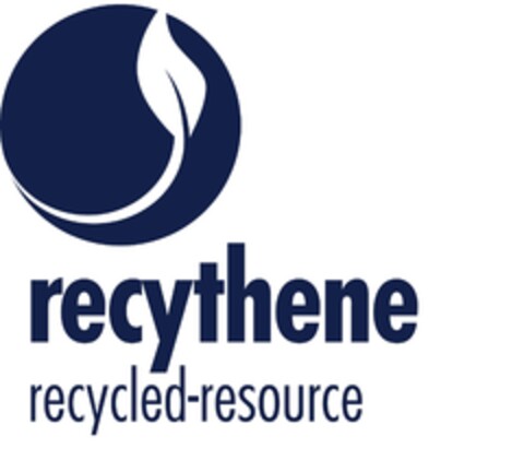 recythene recycled-resource Logo (EUIPO, 02/26/2013)