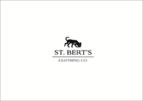 ST. BERT'S CLOTHING CO. Logo (EUIPO, 24.04.2013)