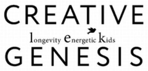 CREATIVE LONGEVITY ENERGETIC KIDS GENESIS Logo (EUIPO, 21.05.2014)