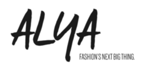 ALYA FASHION'S NEXT BIG THING. Logo (EUIPO, 01/28/2016)