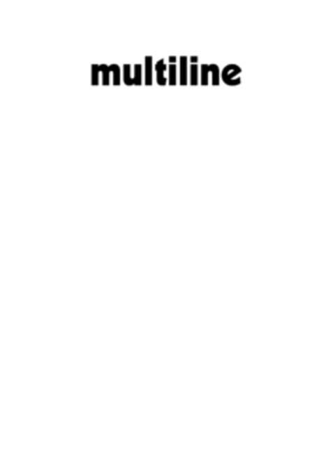 multiline Logo (EUIPO, 19.07.2016)