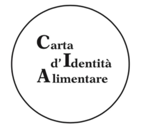 Carta d'Identità Alimentare Logo (EUIPO, 10.04.2018)