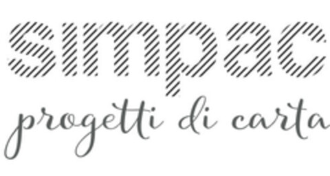 SIMPAC PROGETTI DI CARTA Logo (EUIPO, 31.05.2019)