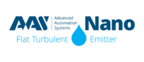 AAS Advanced Automation Systems Nano Flat Turbulent Emitter Logo (EUIPO, 12/23/2019)