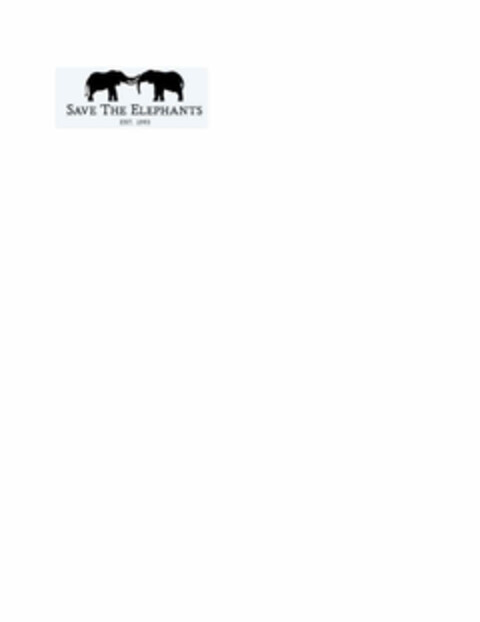 SAVE THE ELEPHANTS EST. 1993 Logo (EUIPO, 12.09.2022)