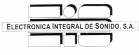 ELECTRONICA INTEGRAL DE SONIDO, S.A. Logo (EUIPO, 01.04.1996)