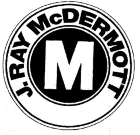 M J.RAY McDERMOTT Logo (EUIPO, 08/05/1996)