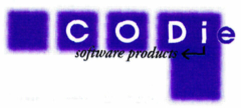 CODie software products Logo (EUIPO, 29.04.1999)