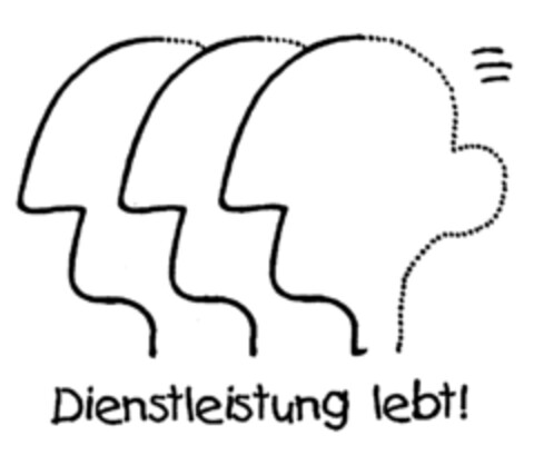 Dienstleistung lebt! Logo (EUIPO, 10/29/2001)