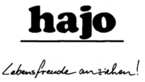 hajo Lebensfreude anziehen! Logo (EUIPO, 19.02.2002)