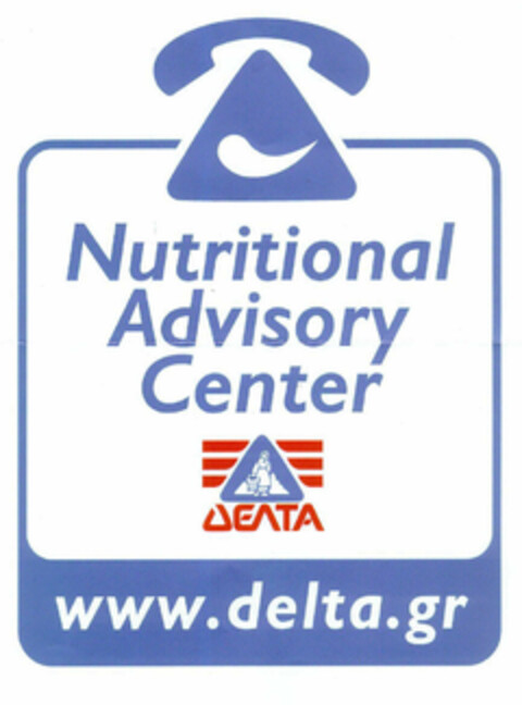ΔEΛTA NUTRITIONAL ADVISORY CENTER Logo (EUIPO, 01.07.2002)