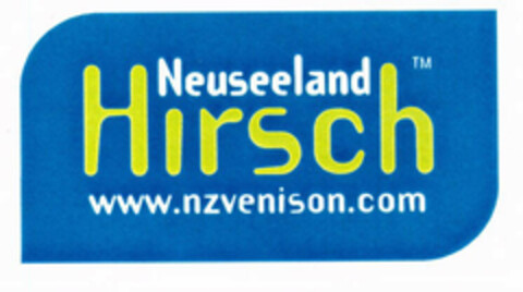 Neuseeland Hirsch www.nzvenison.com Logo (EUIPO, 22.08.2002)