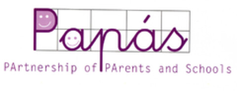 Papás PArtnership of PArents and Schools Logo (EUIPO, 24.08.2004)