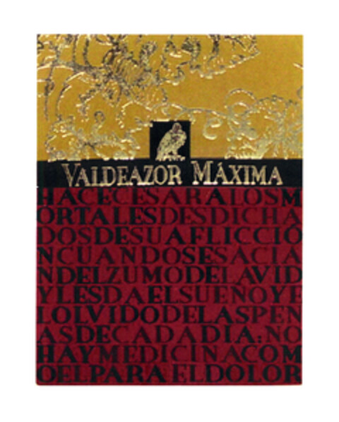 VALDEAZOR MÁXIMA Logo (EUIPO, 11.03.2005)