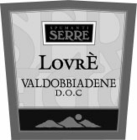 SPUMANTI SERRE LOVRÈ VALDOBBIADENE D.O.C Logo (EUIPO, 27.06.2008)