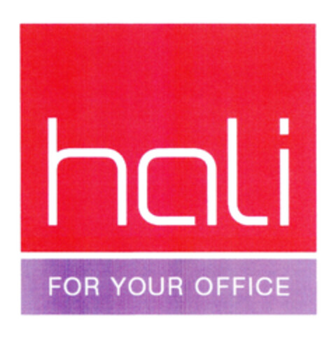 hali FOR YOUR OFFICE Logo (EUIPO, 12.05.2009)