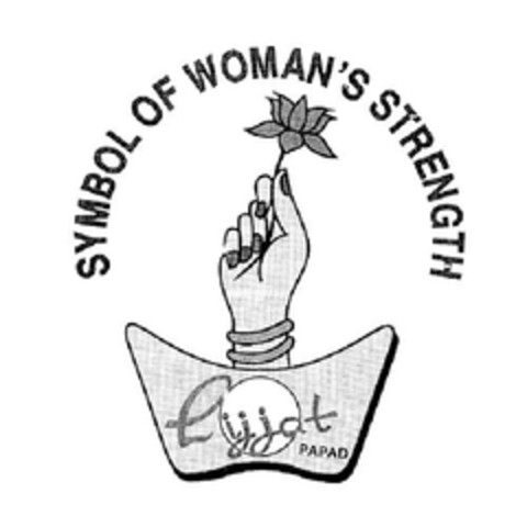 SYMBOL OF WOMAN'S STRENGTH LIJJAT PAPAD Logo (EUIPO, 29.02.2012)