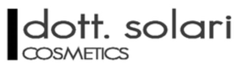 dott. solari COSMETICS Logo (EUIPO, 11.03.2013)