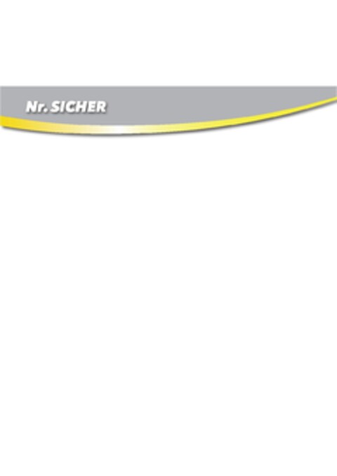 Nr. Sicher Logo (EUIPO, 07/26/2013)