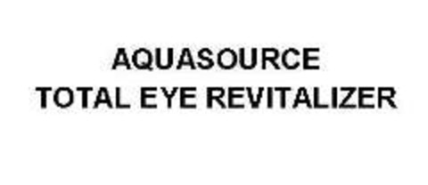 AQUASOURCE TOTAL EYE REVITALIZER Logo (EUIPO, 29.07.2014)