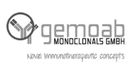 gemoab MONOCLONALS GMBH Novel Immunotherapeutic concepts Logo (EUIPO, 26.08.2014)