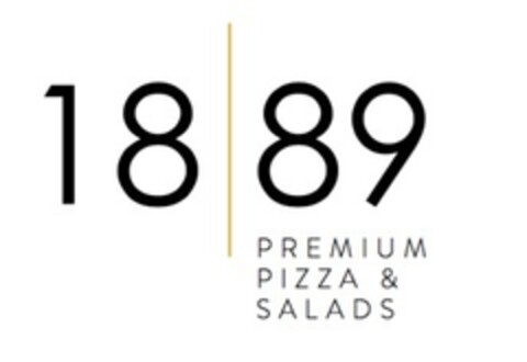 1889 PREMIUM PIZZA & SALADS Logo (EUIPO, 09.05.2016)