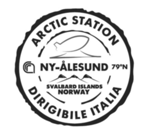 ARCTIC STATION DIRIGIBILE ITALIA - NY-ALESUND 79°N - SVALBARD ISLANDS NORWAY Logo (EUIPO, 08/03/2016)